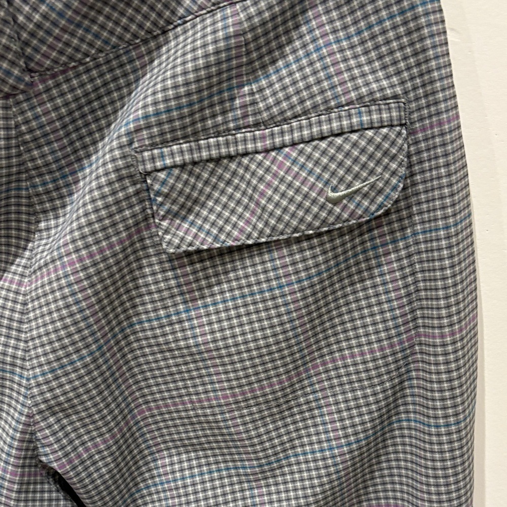 Nike Women's Gray Checkered Chinos - Picture 5 of 6